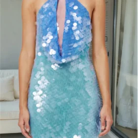 Summer Women Halter Neck Party Dress